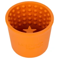 LickiMat Mata do lizania dla psa Yoggie Pot pomarańczowa_2