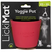 LickiMat Mata do lizania dla psa Yoggie Pot różowa