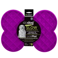 LickiMat Mata do lizania dla psa Slodog fioletowa