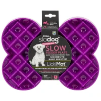 LickiMat Mata do lizania dla psa Small Slodog  fioletowa