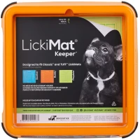 LickiMat Miska dla psa Keeper pomarańczowa_2