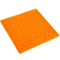 LickiMat Mata do lizania dla kota Buddy Classic pomarańczowa