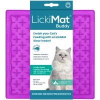 LickiMat Mata do lizania dla kota Buddy Classic fioletowa_2