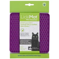 LickiMat Mata do lizania dla kota Mini Soother fioletowa_2