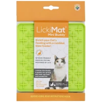 LickiMat Mata do lizania dla kota Mini Buddy  zielona