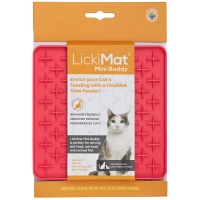 LickiMat Mata do lizania dla kota Mini Buddy  różowa