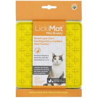 LickiMat Mata do lizania dla kota Mini Buddy  żółta_2