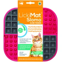 LickiMat Mata do lizania dla kota Slomo  czerwona