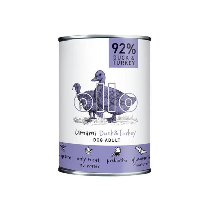 Ollo Umami karma dla psa kaczka indyk 400 g