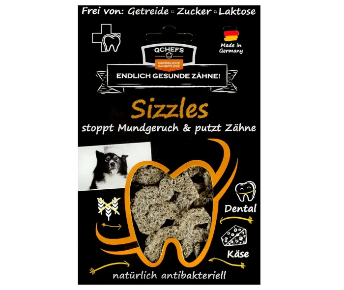 QCHEFS Sizzles – chrupiące przysmaki dentystyczne dla psa 65 g