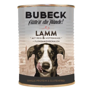 Promocja Bubeck Mokra karma dla psa z jagnięciną, ryżem oraz twarogiem 400 g 