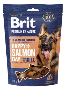 PROMOCJA Brit Smaczki dla psa łosoś z koperkiem 180 g 