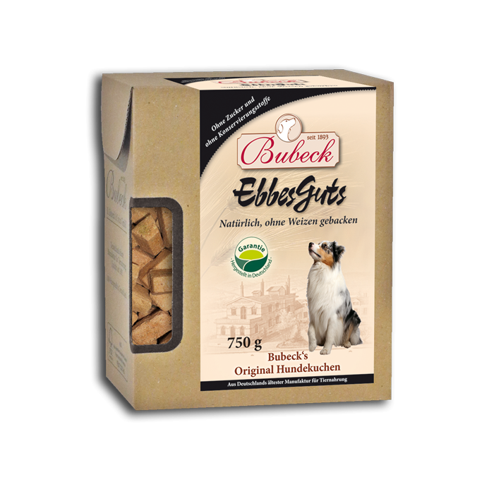 Bubeck Ciastka dla psa orkiszowe Ebbes Guts 750 g