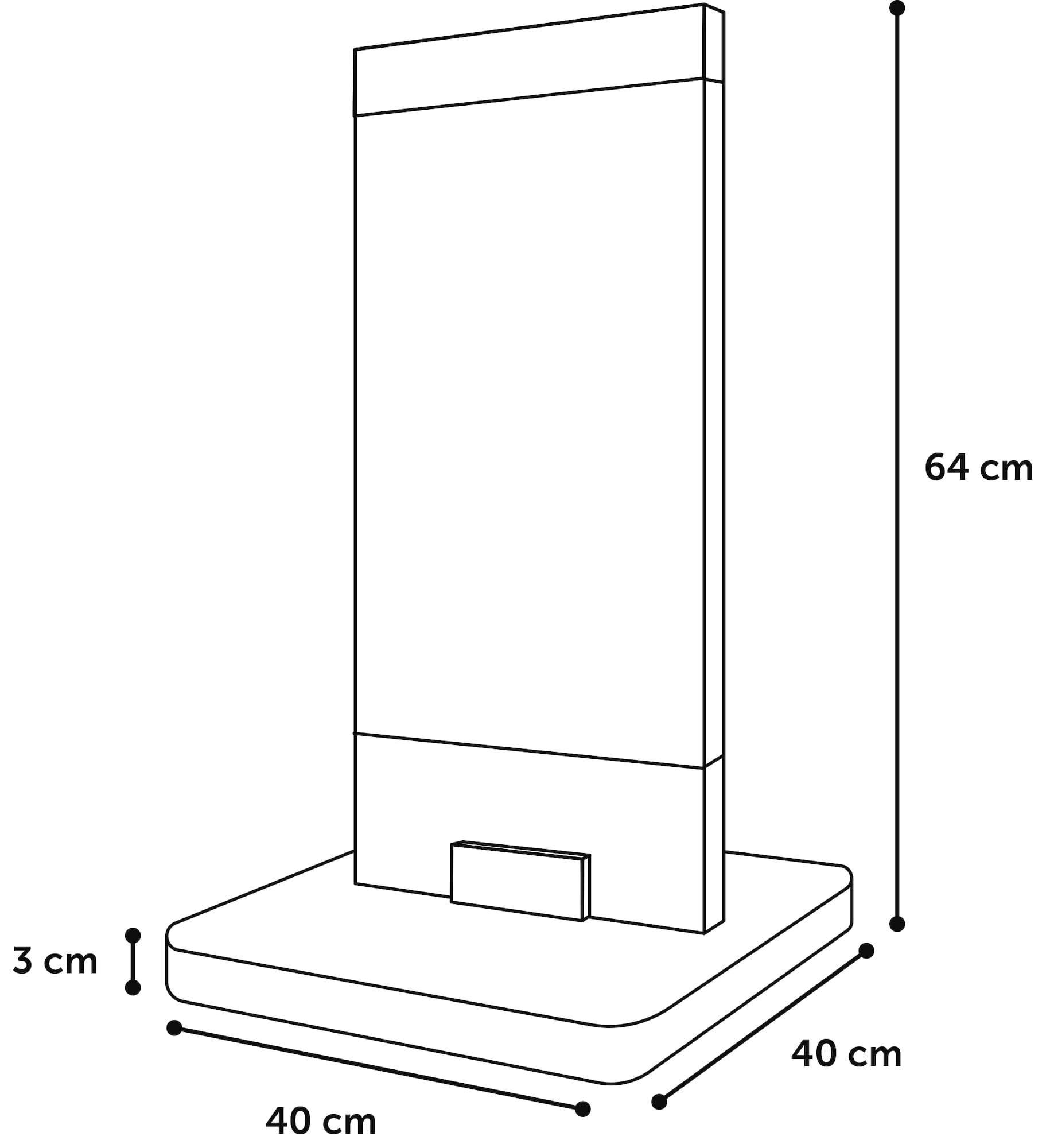 Flamingo Drapak dla kota Board Brabo czarny wymiary