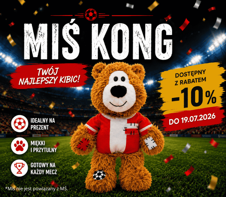 Miś KONG promocja