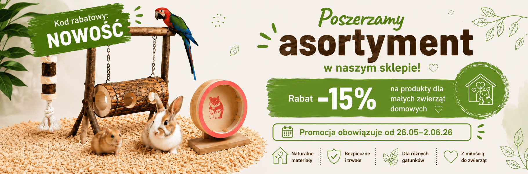 Promocja - małe zwierzęta