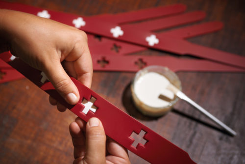 Skórzana obroża Swiss